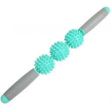 Portable Anti-Cellulite Muscle Roller Massager Tool for Home Use Gym(Green)