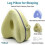 Orthopedic Pillow for Sciatica Relief (Yellow) 2
