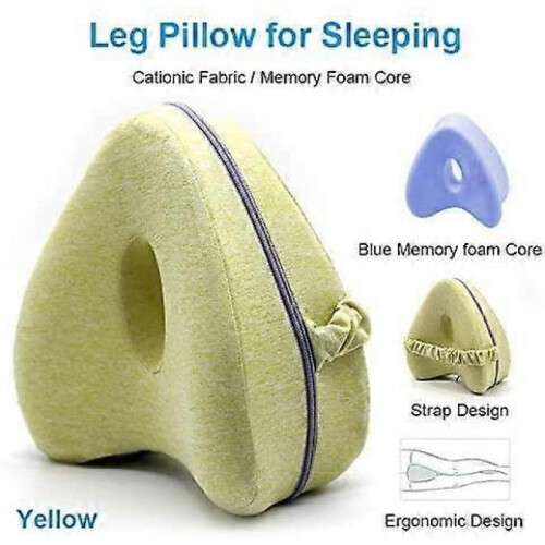 Orthopedic Pillow for Sciatica Relief (Yellow) 1
