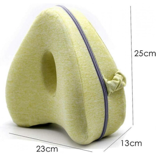 Orthopedic Pillow for Sciatica Relief (Yellow) 2