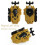 (Black)String Bey Two Way Wire Launcher Grip Starter for Kids Toy 5