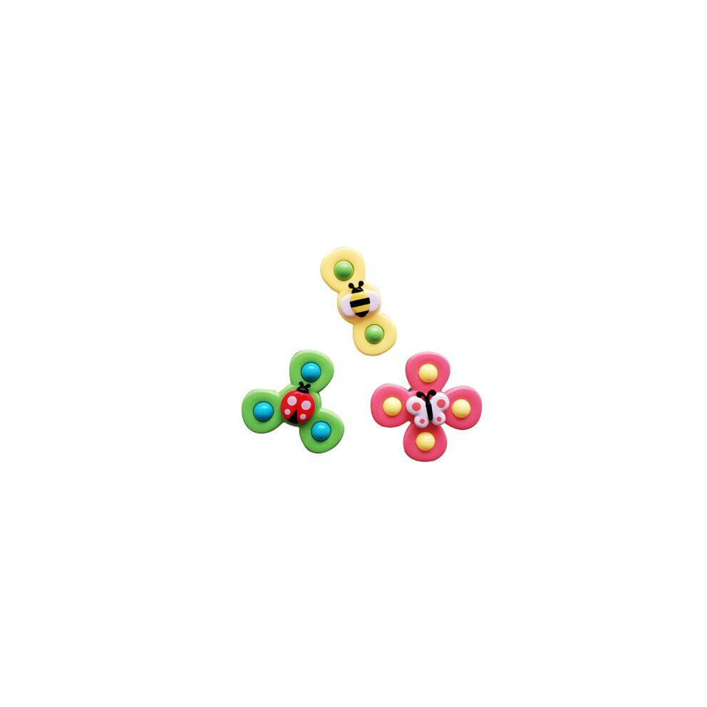 (Style insecte) Ventouses Toupie Jouet pour bébé Nourrisson Insecte Gyro Soulagement du Stress Jouets Éducatifs