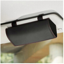 Car Glasses Case, Glasses Storage Case, Sunglasses Box with Magnetic Function, for Car SUV RV Truck, Black