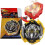 (02 Spark String) Conjunto de caixa B-173 Infinite Achilles Superking B173 Spinning Top com caixa de 5