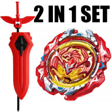 (ALI165)B-X TOUPIE BURST Spinning Top B-128 CHO-Z SPRIGGAN.OW.ZT Toy Kids With Sword Launcher