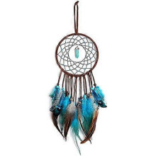 Handmade Dreamcatcher with Vintage Feathers, Feather Dreamcatcher, Dreamcatcher Bedroom Hanging Ornament, Best Gift, Vintage Home Decor