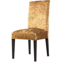 2pcs Thick Velvet Chair Cover Dining Chair Slipcover Elastic Stretch Chair Cover Case