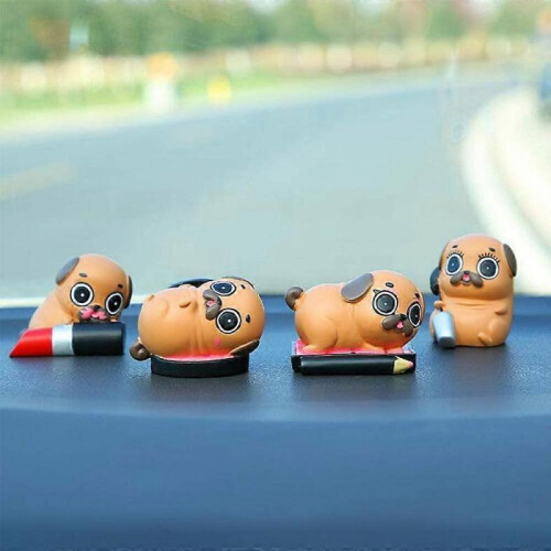 Resin Decorations Haba Makeup Puppy Decorations Car Decorations
