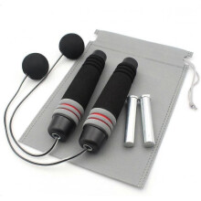 Weighted Ropeless Jump Rope Crossfit Speed Rope Skipping Rope for Double Unders, Exercise, WOD, Boxing, MMA Beachbody Training Fitness
