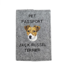Jack Russell teriér - Puzdro na psí pas, puzdro na doklady, darček pre cestovateľa od značky Art-Dog