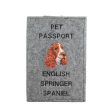 Springer spaniel angielski - etui na paszport psa, pokrowiec na dokumenty, prezent dla podróżnika od marki Art-Dog