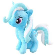 (LightBlue,30cm/11.81in)Peluche My Little Pony pointe crépuscule scintillant poupée en peluche enfants enfants cadeaux