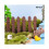(Καφές) 90cm Mini DIY Ξύλινος φράχτης Μινιατούρα φυτικό ντ 1