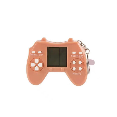 (Πορτοκαλί) Μπλοκ Tetris Blast Mini Gamepad Παιχνίδι Ρετρό Ηλεκτρονι