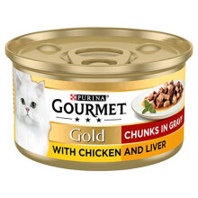 Gourmet Gold Chicken & Liver in Gravy 12 x 85g 1020g