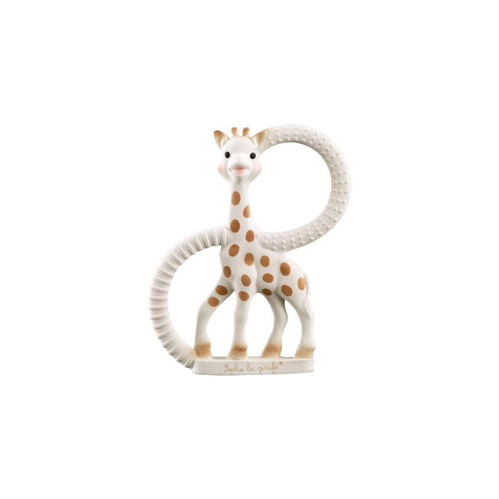 Photos - Bottle Teat / Pacifier Sophie la Girafe Baby Teething Ring, 100 Natural Rubber Phthalate-Free Easy to Grip Baby Teether, Suitable for Newborn Babie 