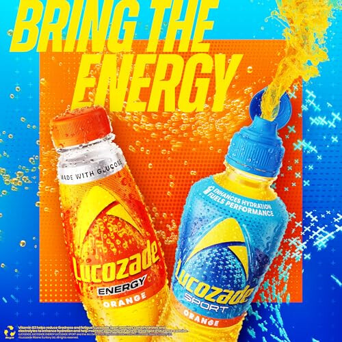 Lucozade Lucozade Sport Orange - 4x500ml, Electrolytes 2