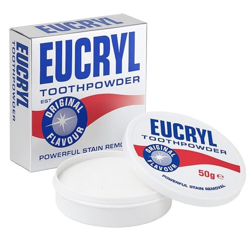Eucryl Original Flavour Toothpowder - Stain Remover, 50g