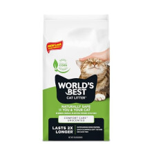 World's best cat litter, comfort care unscented, 6.80kg