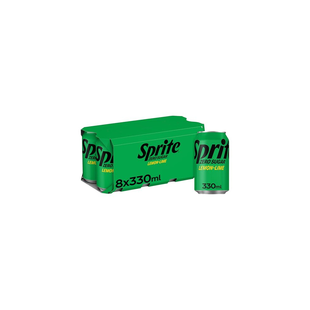 Sprite Can Zero 330 Ml (Pack Of 8)