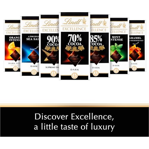 Lindt Lindt Excellence Dark Mint Chocolate Bar Each 100g 2