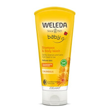 Weleda Baby Shampoo & Body Wash, Calendula, 200ml