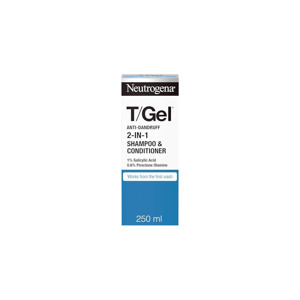 Neutrogena T/Gel 2 in 1 Anti-Dandruff Shampoo/Conditioner, 250ml