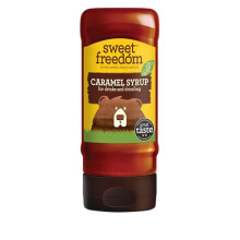 Sweet Freedom Caramel Syrup 350g - Low Calorie - Vegan