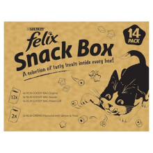 FELIX Mixed Snack Box Adult Cat Treats Pack 810g