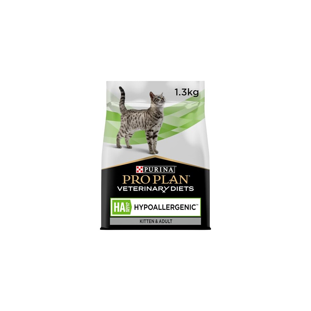 Purina Pro Plan Veterinary Diets Ha Hypoallergenic Dry Cat Food 1.3Kg
