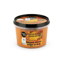Organic Shop 250ml Body Scrub - Pumpkin Spice Latte & Brown Sugar, Organic Pumpkin Seed Oil, COSMOS Natural