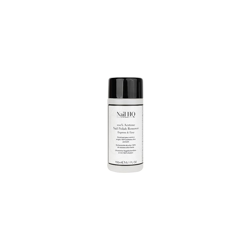 Nail Hq 100% Acetone Nail Polish Remover - 150Ml - Express & Easy