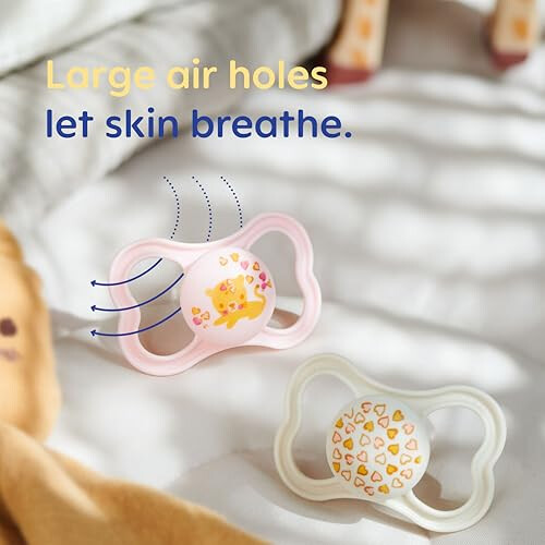 MAM MAM Air Soothers, 6+ Months, 2-Pack, Steriliser Case 2