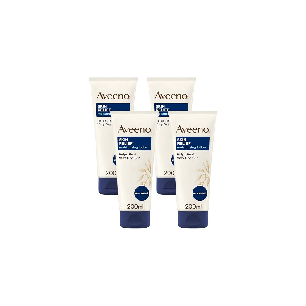 Aveeno Skin Relief Moisturising Lotion 200ml - Unscented - Triple Oat