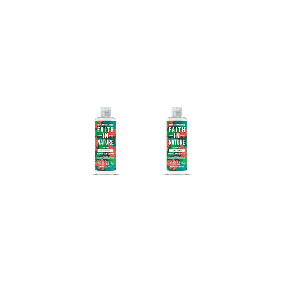 Faith In Nature Aloe Vera Conditioner, 400ml (2 Pack)