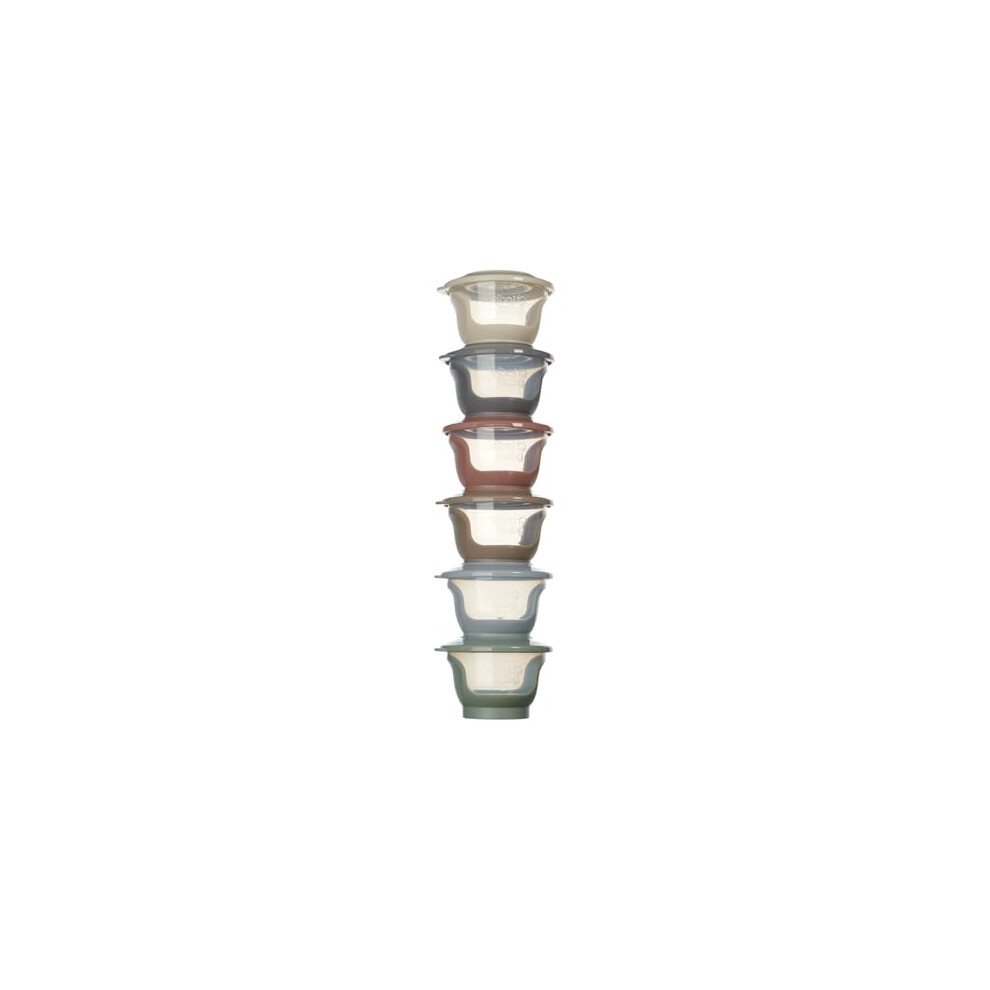 Nourish Store & Wean Food Pots 60Ml 6Pk Vital Baby