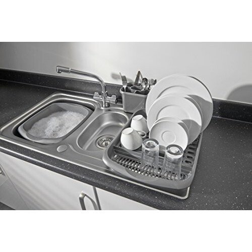 Addis Addis Rectangular Washing up Bowl, Metallic, Large, 9.5 Litre 1