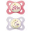 MAM MAM Original Night Soothers, 0-6 Months, 2 Pack, Glow 1