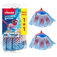 Vileda SuperMocio 3Action XL Mop Refill (Pack of 2)