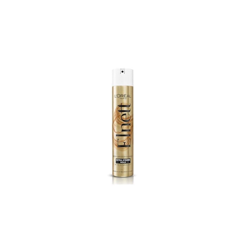 New L’oréal Paris Women's L'oréal Paris Hairspray By Elnett Extra Strong Hold & Shine, 400Ml Gold
