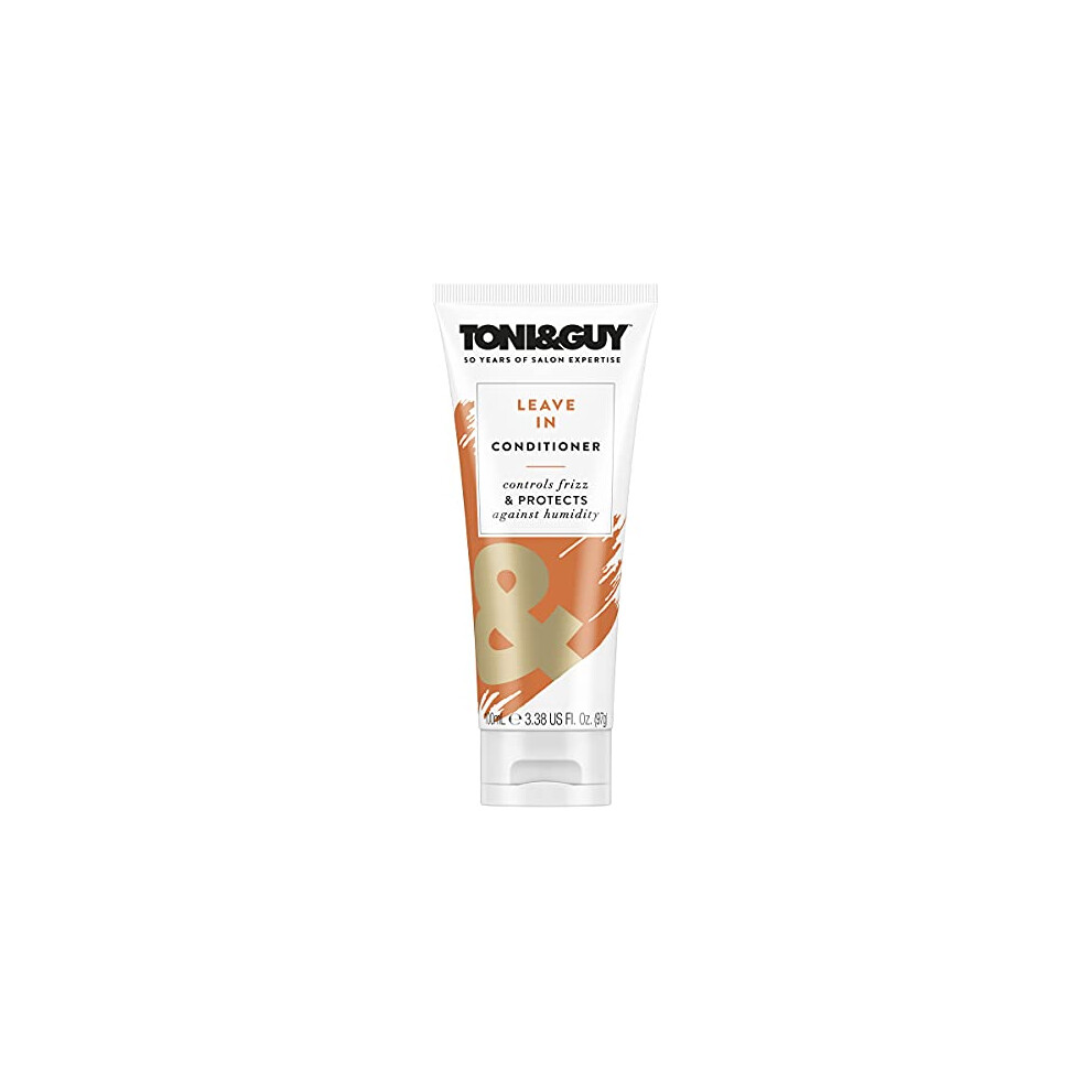 Toni & Guy Leave In Conditioner For Damaged Hair, Controls Frizz & Protects Against Humidity, Perfect For Smoother And Softer Hair, 100Ml