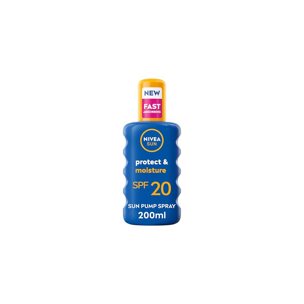 NIVEA SUN Protect & Moisture Lotion SPF 20, 200ml, Vitamin C