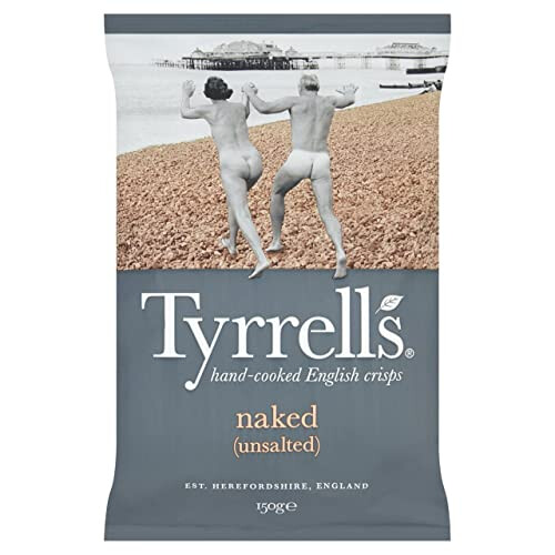 Tyrrells Naked Sharing Crisps, 150g 2