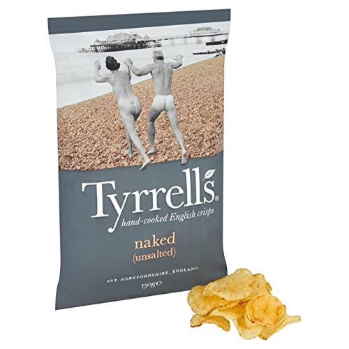 Tyrrells Naked Sharing Crisps, 150g 1