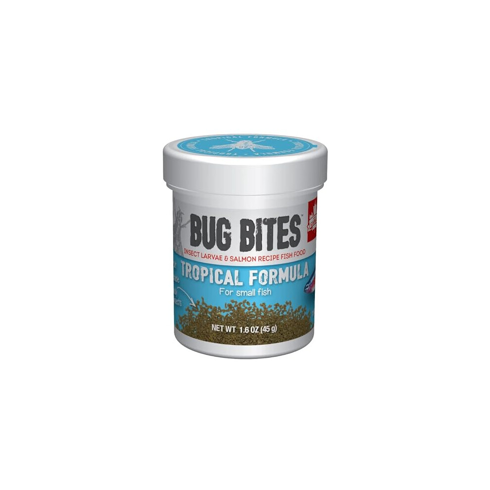 Fluval Bug Bites Tropical Granule Fish Food 45g