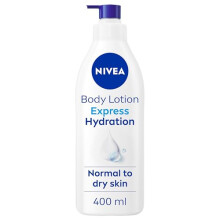 NIVEA Express Hydration Body Lotion, 400ml, 72H Hydration