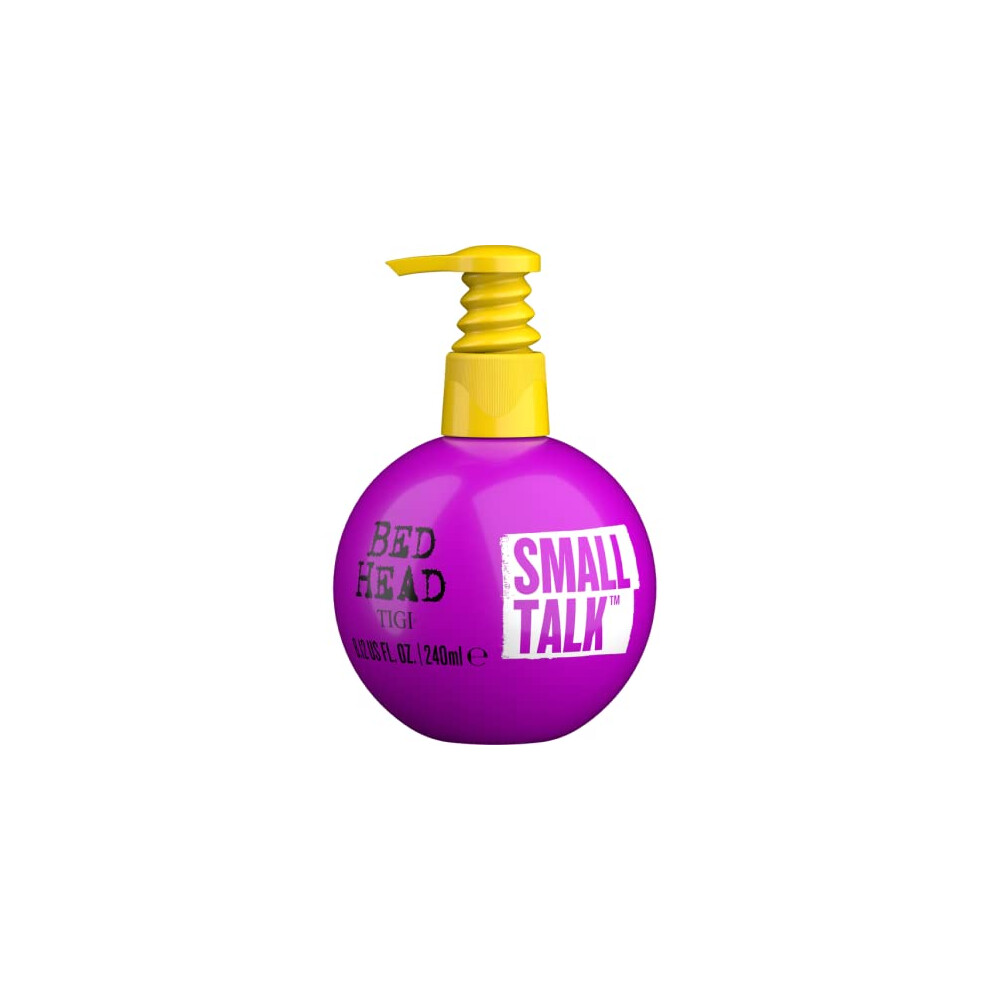 Bed Head by TIGI Small Talk Thickening Cream 240ml – Volumising Hair Styling Cream for Fine and Flat Hair, Frizz Control