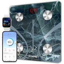 RENPHO Body Weight Scale, Bluetooth, BMI Monitor, Marble