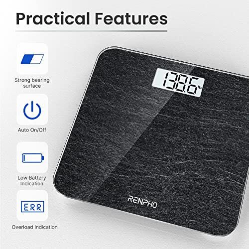RENPHO RENPHO Digital Bathroom Scales, Body Weight, LED Display 1