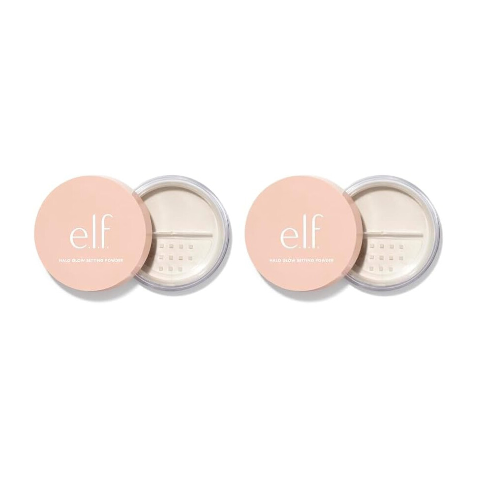 e.l.f. Halo Glow Setting Powder - Blurring, Light, 0.24 Oz (2 Pack)